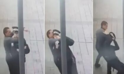 Drama pred Palatom Republike u Banjaluci: Prišunjao se policajcu s leđa i počeo ga gušiti VIDEO