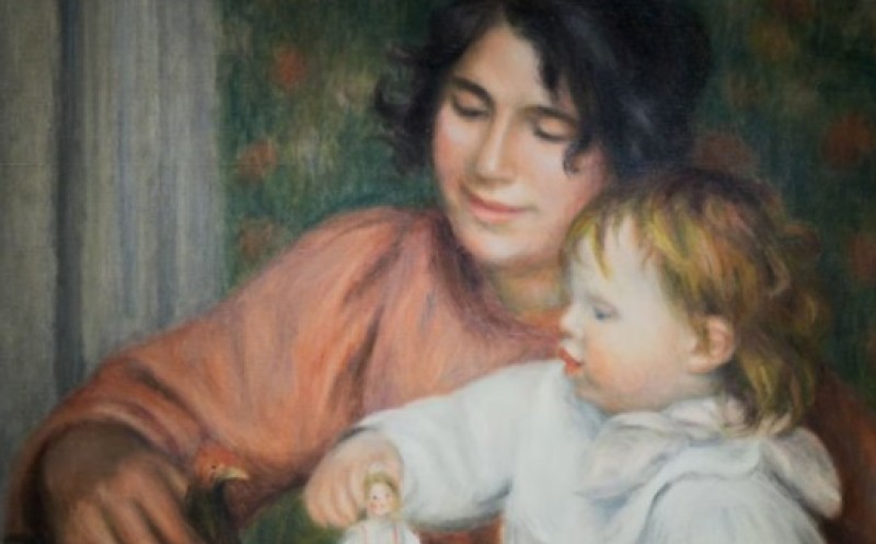Njegov sin sa dadiljom: Renoarova slika prodata za 1,45 miliona evra VIDEO