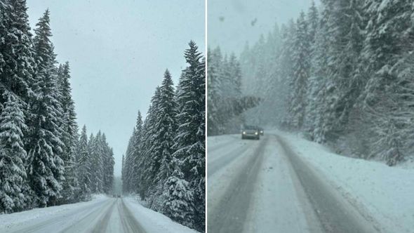 Snijeg stvara haos na Romaniji: Klizav kolovoz i duge kolone vozila