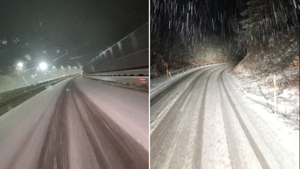 Vozači, oprez: Snijeg zabijelio ceste, evo na kojim putevima pada