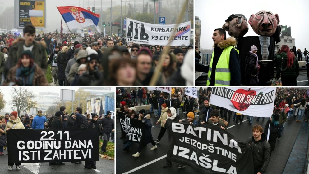 Godina nakon napada na FDU: Studenti i građani održali protest u Beogradu