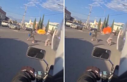 Ovo je najluđa ulična tuča ikad! Šta da radiš kad ti protivnik “bljuje vatru” VIDEO