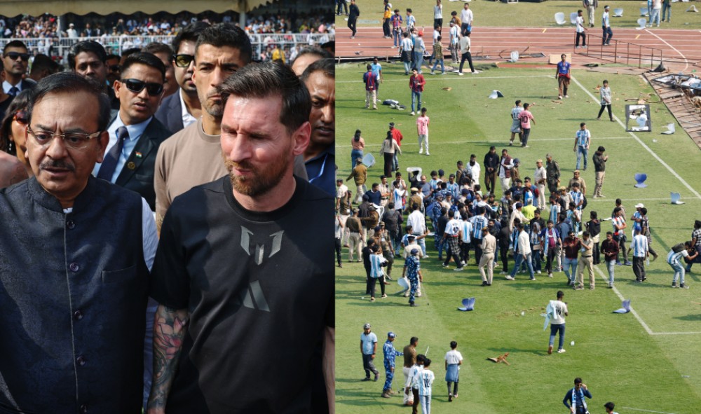 Navijači uništili stadion: Mesijeva turneja u Indiji započela katastrofalno VIDEO