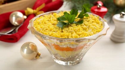 Posna mimoza salata za slavu ili praznike: Jeftna, ukusna i brzo se pravi