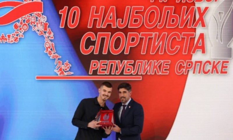 Nagrada otišla u ruke Borčevog fudbalera: Vuković najbolji sportista Srpske u ovoj godini