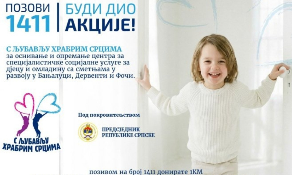 S ljubavlju hrabrim srcima: Broj 1411 pozvalo više od 34.000 ljudi
