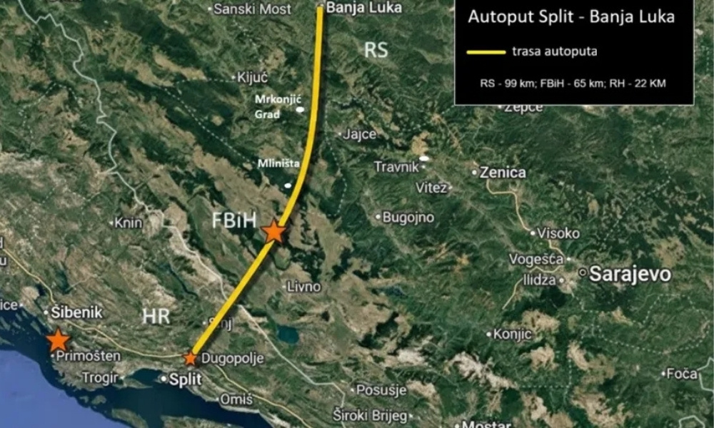 Autoput Banjaluka – Split ponovo na stolu: Najavljen početak gradnje već naredne godine FOTO