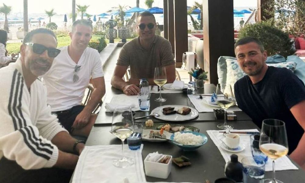 Fudbalski velikani ponovo zajedno: Vidić i Lazović u društvu legendi Junajteda u Dubaiju