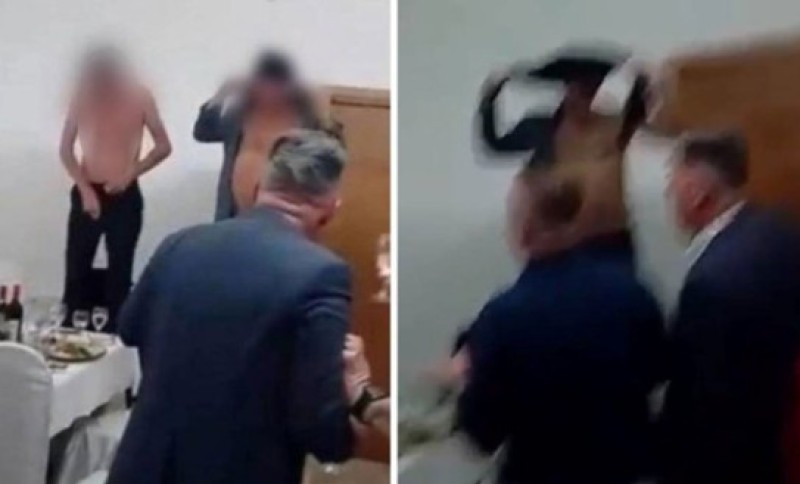 Božićna proslava eskalirala u razuzdanu zabavu sa plesom na stolu: Član benda teško povrijeđen VIDEO