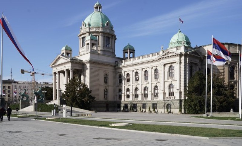 Komunalne službe na terenu: Uklonjeni šatori ispred Narodne skupštine Srbije