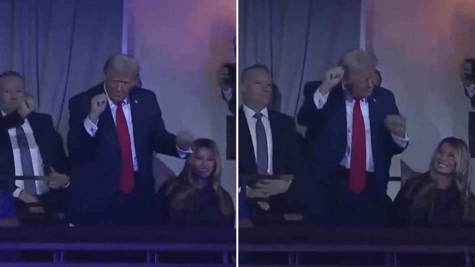 Melanija ga samo posmatrala: Snimak Trampa kako trapavo pleše postao viralan VIDEO