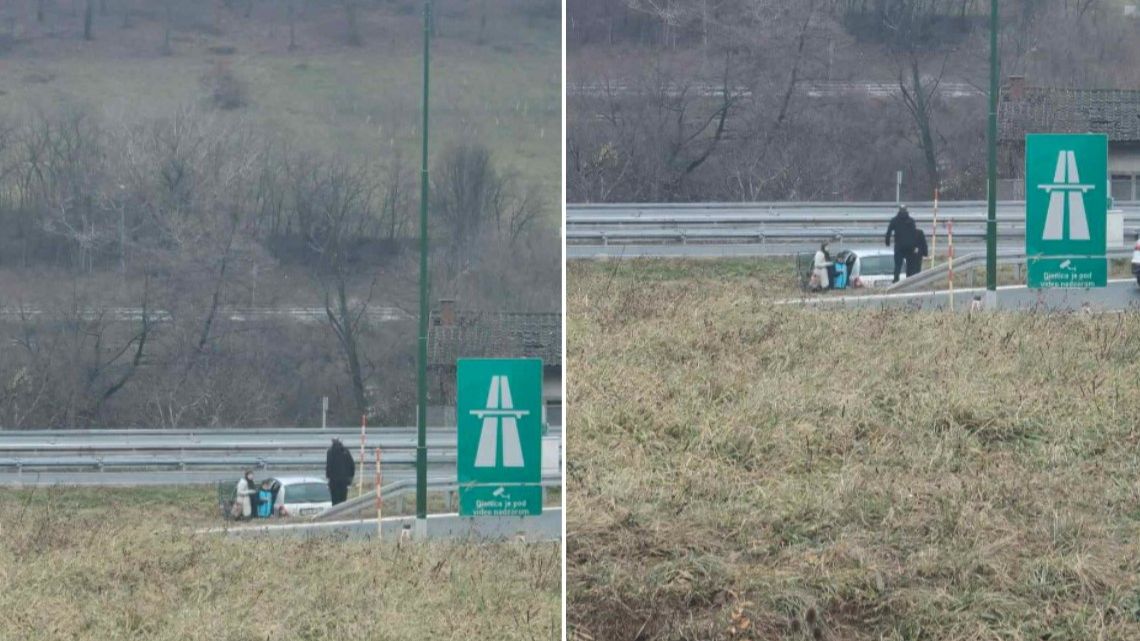 Nesreća u BiH: Jedan automobil sletio je sa ceste na petlji