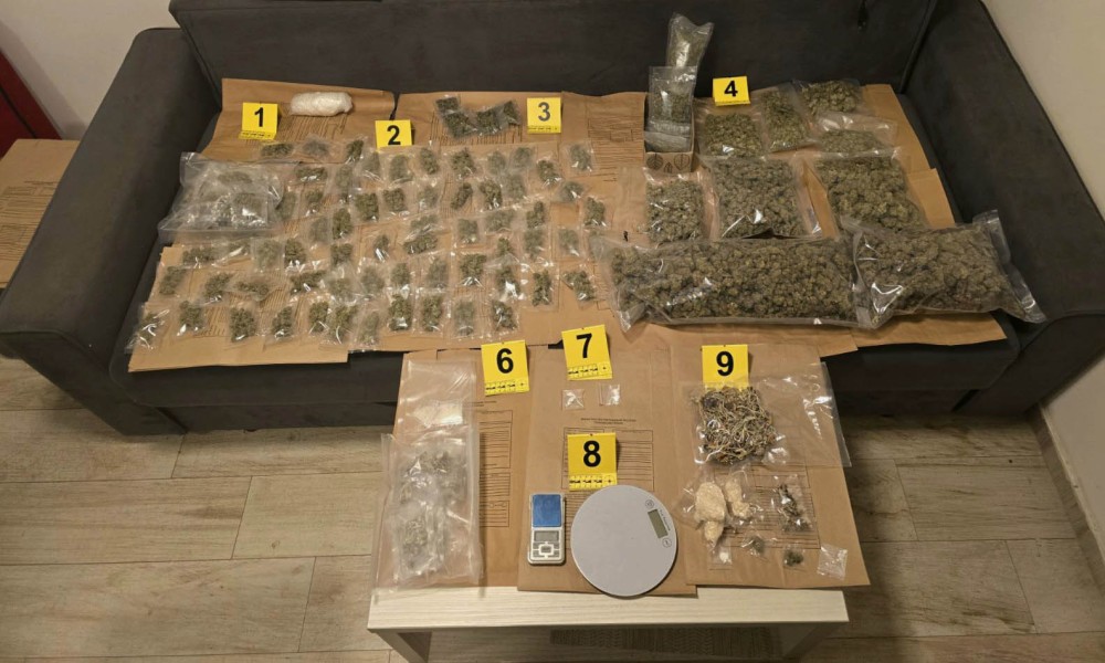 Akcija policije: Uhapšen muškarac, pronađeno više od šest kilograma droge