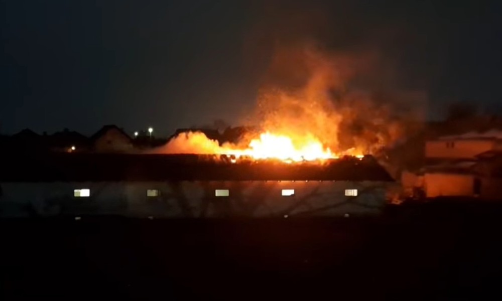 Vatra “guta” objekat: Gori farma svinja VIDEO