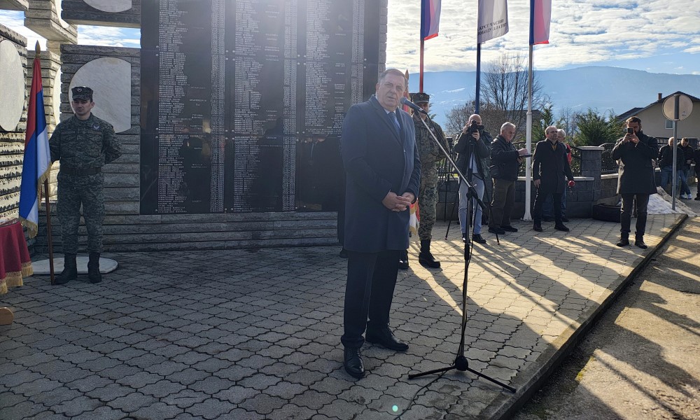 Dodik u Skelanima: Ne smijemo da zaboravimo stradanje našeg naroda