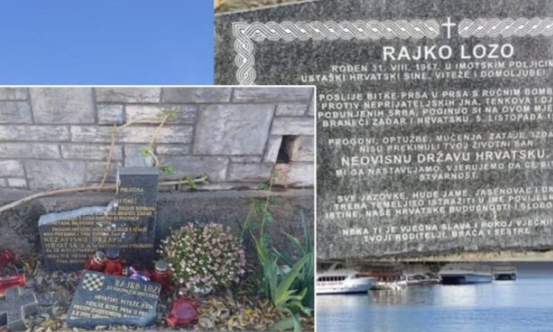 Porodica ne da novu: U Zadru uklonjena spomen ploča sa natpisom “ustaški sin”