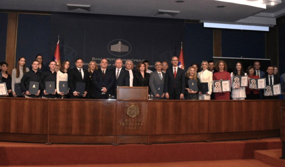 Priznanja pojedincima: Macut i Stanković uručili Svetosavske nagrade