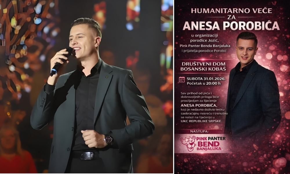 Muzika i humanost na jednom mjestu! U subotu svi za Anesa Porobića i njegovo liječenje