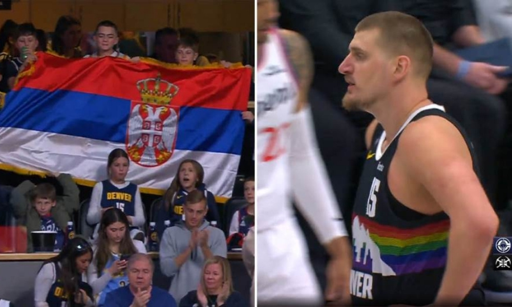 Srpske zastave i ovacije navijača: Jokićev trijumfalni povratak VIDEO