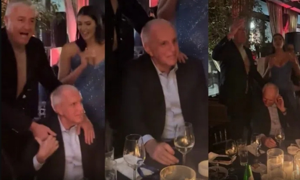 Emotivni trenutak na rođendanu mladog košarkaša: Obradović zabilježen kamerom