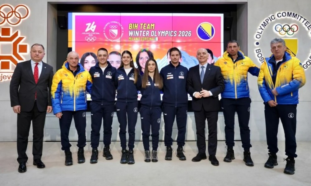 Poznato ko će nositi zastavu: Olimpijski tim BiH ispraćen na ZOI u Italiju