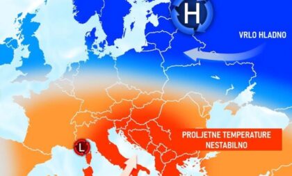 Nagli preokret u BiH: Od snijega na planinama do proljetnih 20 stepeni – stiže i saharski pijesak