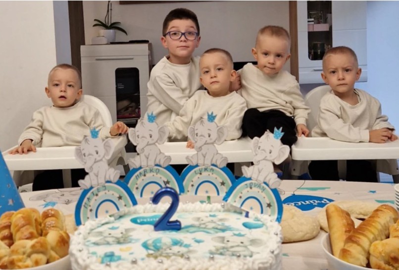 Banjalučke četvorke proslavile 2. rođendan: “Možda nekad nije lako, ali je prejako” FOTO
