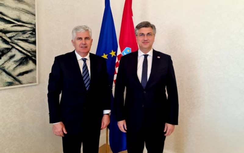 Čović sa Plenkovićem: Saradnja na evropskim reformama i energetskoj diverzifikaciji