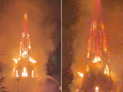 Vatrogasci i dalje gase požar: U novogodišnjoj noći izgorjela crkva stara 154 godine