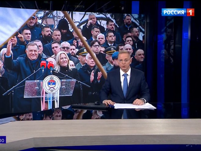 Ruska televizija izvještavala o Danu Republike! Dodik: Srpska neće odustati od svog suvereniteta radi EU