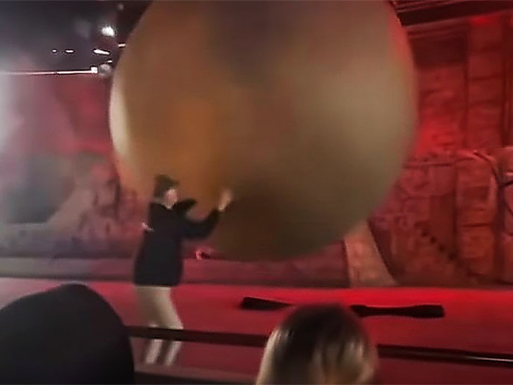 Šokantan prizor! Diznijev radnik zaustavio rekvizit od 180 kilograma koji se kotrljao prema publici