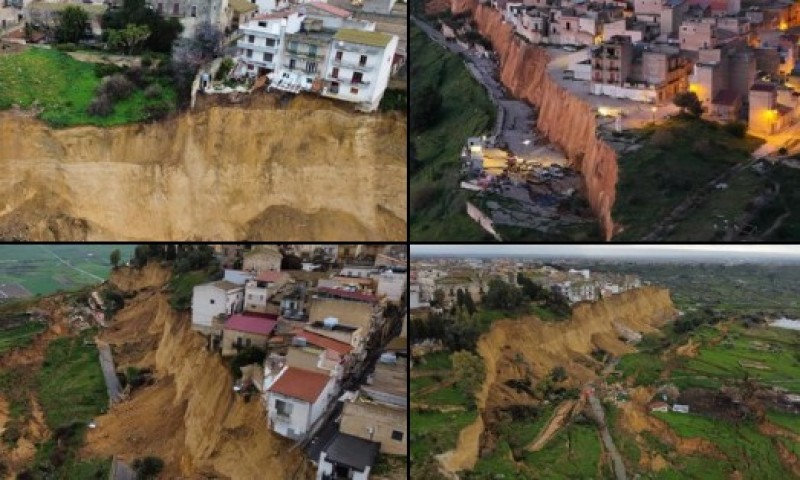 Dramatični prizori! Ogromno klizište guta grad – ljudi hitno evakuisani VIDEO/FOTO