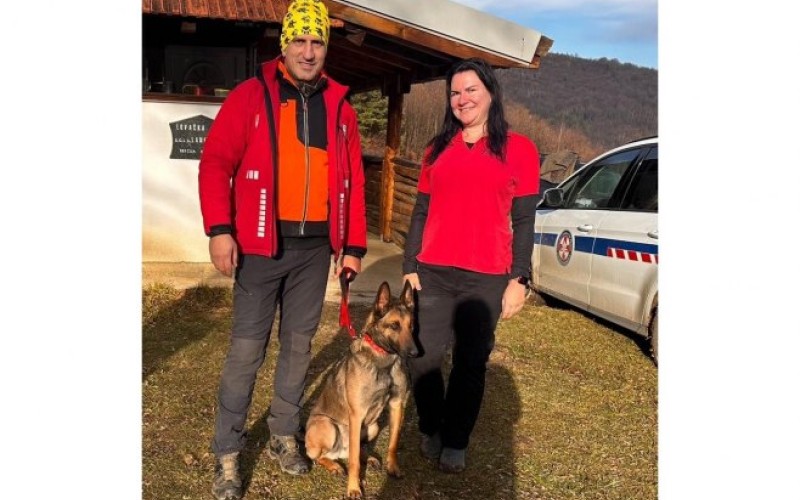 Ojačani kapaciteti Gorske službe za spasavanje života: Pas Kia prvi licencirani potražni pas u Srpskoj