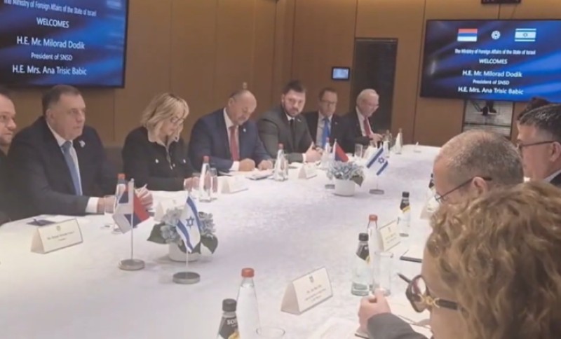 Počeo sastanak! Delegacija Srpske sa ministrom spoljnih poslova Izraela VIDEO