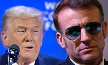 Tramp se narugao Makronu u Davosu: Imitirao ga tokom govora koji je pratio cijeli svijet