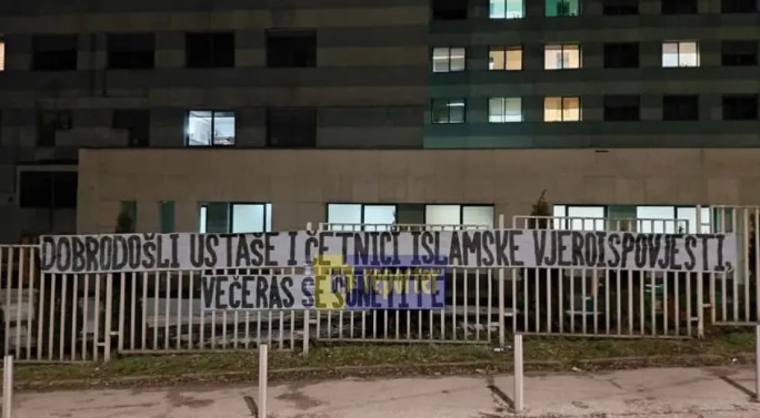 Policija brzo reagovala: Hapšenje u Tuzli zbog uvredljivog transparenta povrijeđenim navijačima