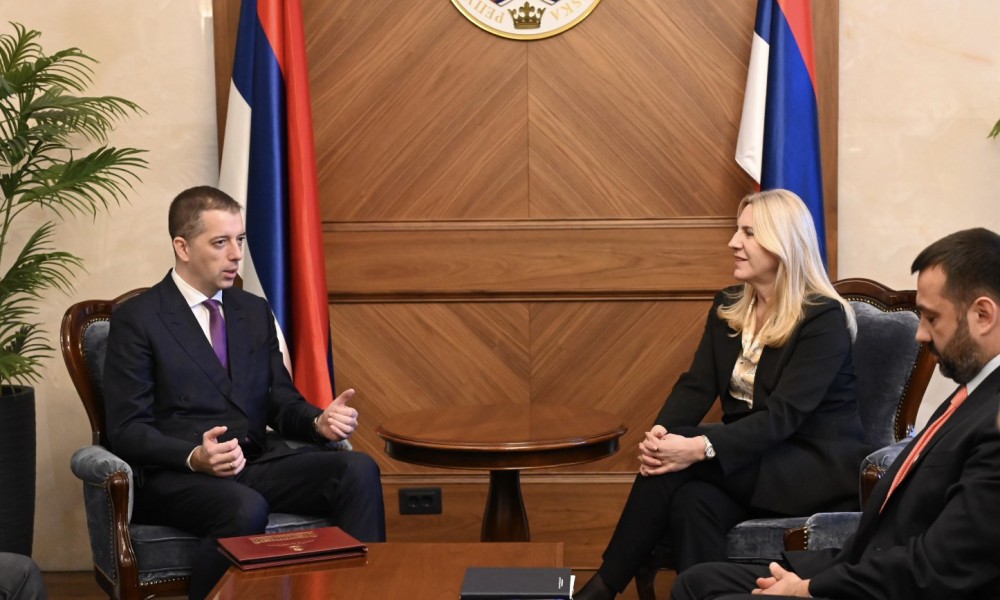 Cvijanovićeva sa Đurićem: Opredijeljenost ka jačanju institucionalne povezanosti Srpske i Srbije