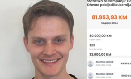 Druga borba s leukemijom! Za liječenje mladog Dževada anonimna osoba uplatila 64.000 KM FOTO