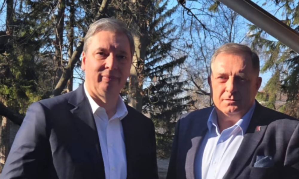 Razgovarali o više tema: Dodik se sastao sa Vučićem u Beogradu FOTO