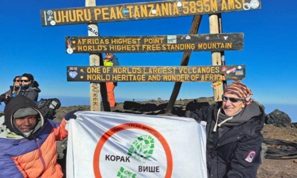 Prnjavorčanin na krovu Afrike: Braco Milutin osvojio Kilimandžaro FOTO