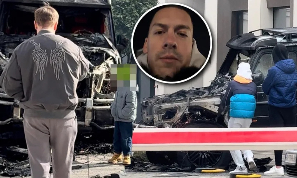 Bizarne scene u Beogradu na vodi: Roditelji dovode djecu da se slikaju pored spaljenog Brabusa