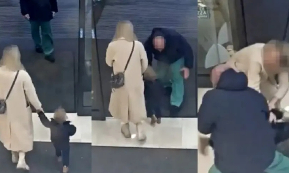 Snimak nadzornih kamera: Majka spriječila otmicu jednogodišnje djevojčice VIDEO