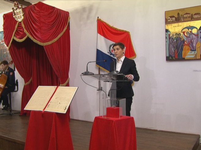 Brnabić sa Sretenjske akademije u Kragujevcu poručila: Naše institucije su garant slobode