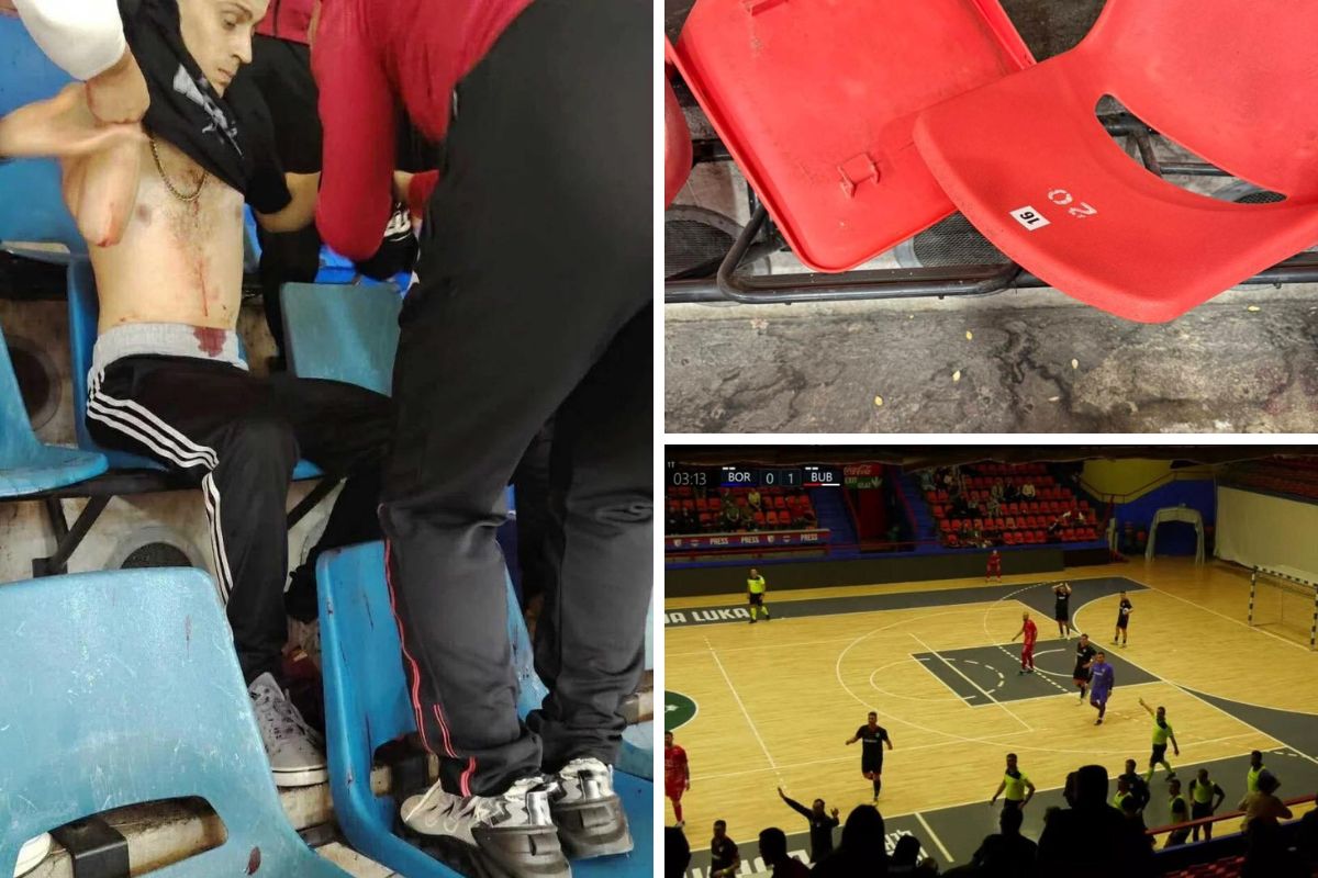 Navijački neredi u “Boriku”: Utakmica prekinuta, pala zastava “ultrasa”