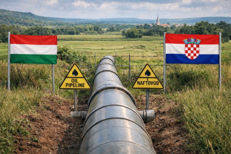 Budimpešta zatražila od Hrvatske naftu iz cjevovoda “Adrija”