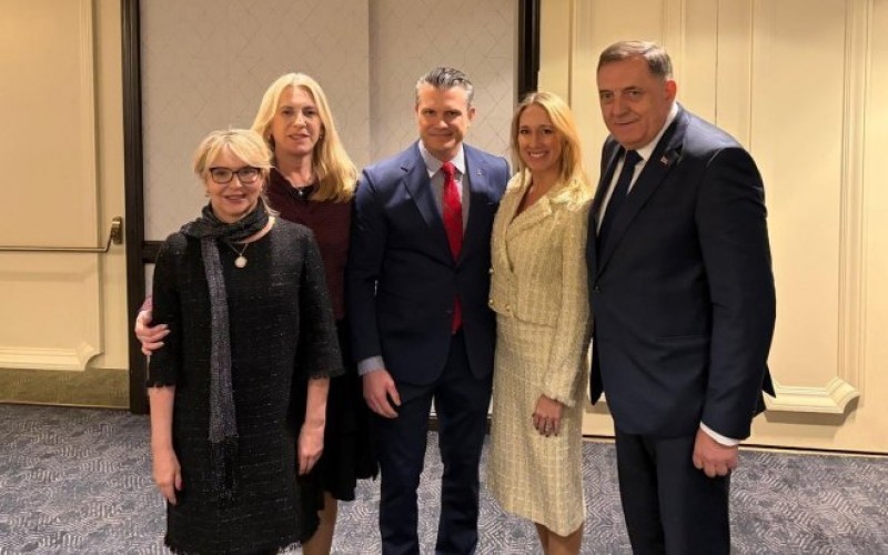 Dodik sa Hegsetom: Јasno razumije važnost odbrane vrijednosti hrišćanskog svijeta FOTO