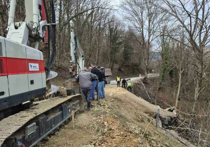Radovi vrijedni 570.000 KM: U toku sanacija velikog klizišta kod Banjaluke
