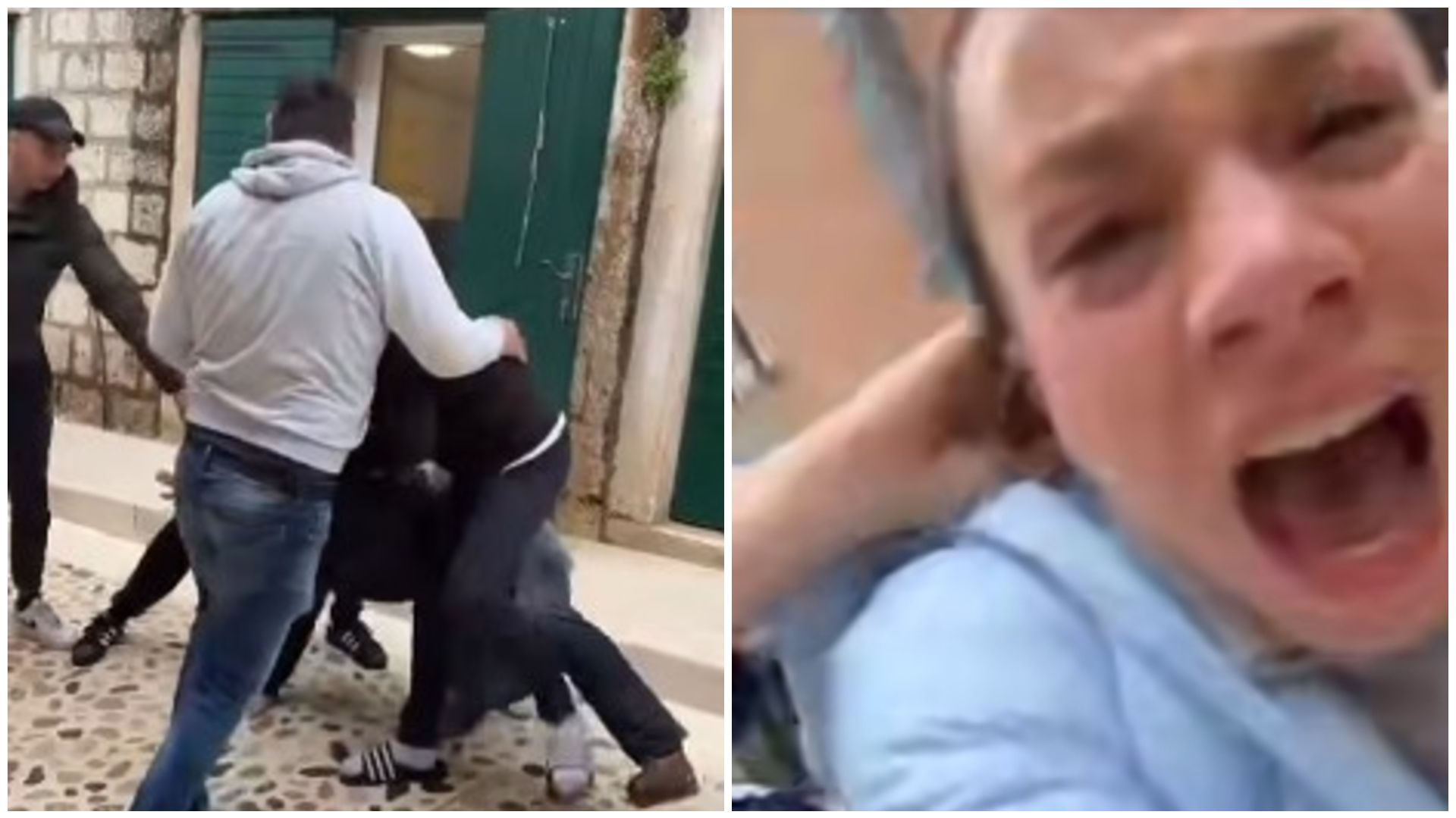 Haos u Makarskoj: Potukle se dvije zavađene porodice VIDEO