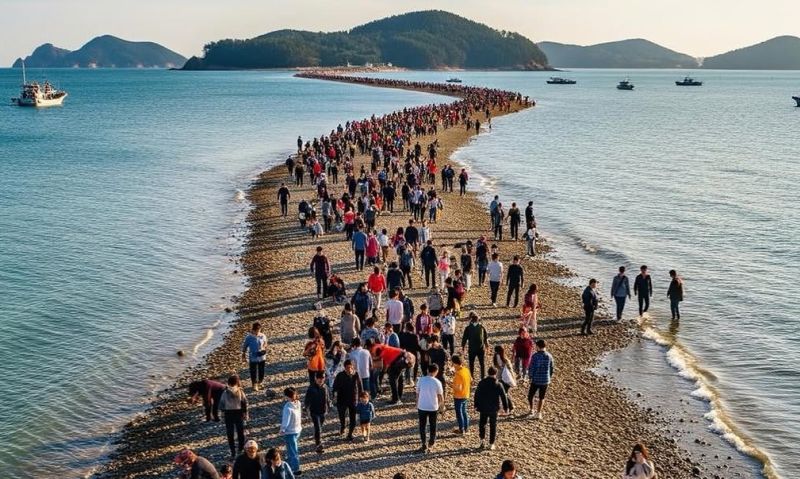 Mjesto na kome se more dva puta godišnje dijeli na dva dijela FOTO