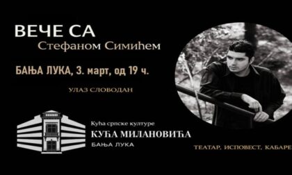 Popularni pisac i umjetnik u Banjaluci: Muzičko-poetsko veče u Kući Milanovića